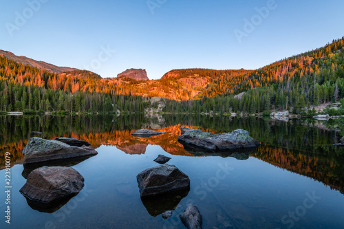 Bear Lake in Aspenglow photo