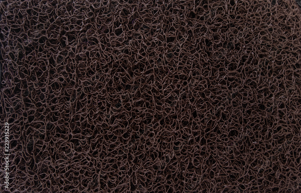 Fototapeta premium brown rubber Mat machine foot Shoe lint-free textured pattern textured collection concept background fabric business