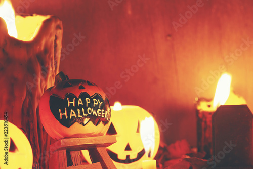 Halloween night background ...