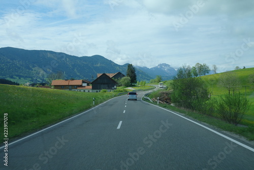 Germany. Road. Mountains