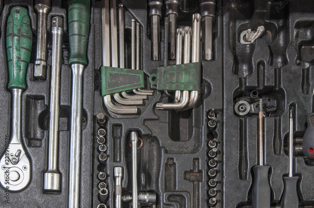 Fototapeta premium hand screwdrivers & wrenches