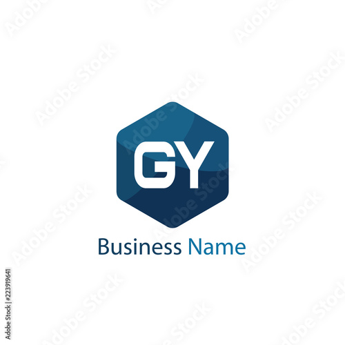 Initial Letter GY Logo Template Design Free Download Initial Letter GY Logo Template Design - GFXLoad