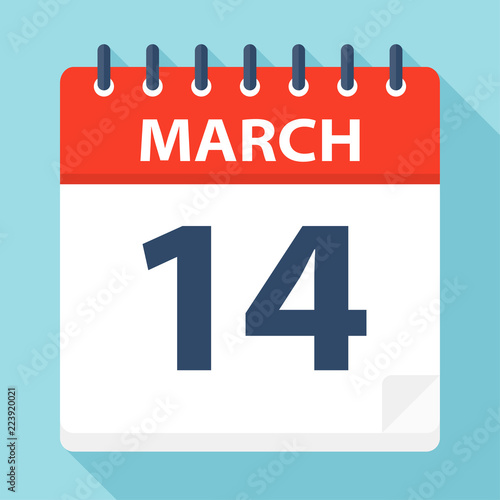 March 14 - Calendar Icon