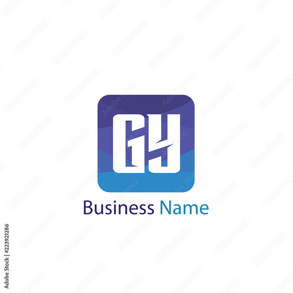 Initial Letter GY Logo Template Design Initial Letter GY Logo Template Design