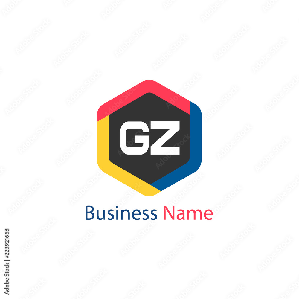 Initial Letter GZ Logo Template Design Initial Letter GZ Logo Template Design