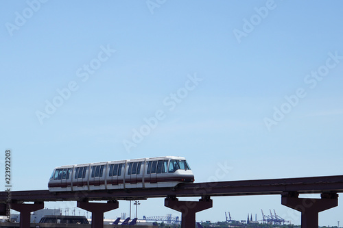 Air train for connection between airports terminals.