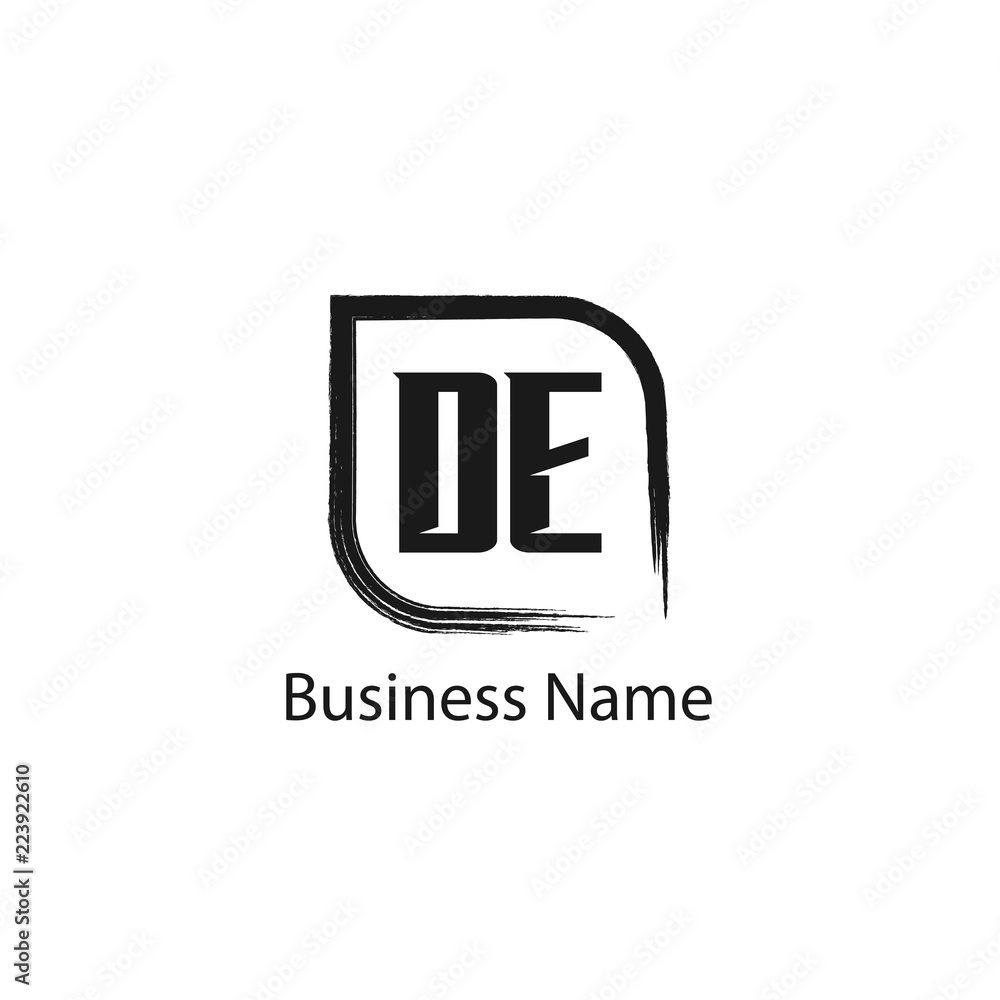 Initial Letter DE Logo Template Design Initial Letter DE Logo Template Design