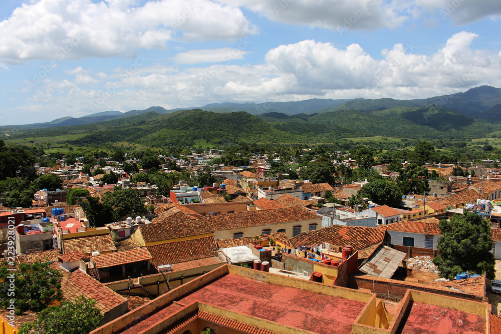 Obraz premium view over trinidad, cuba