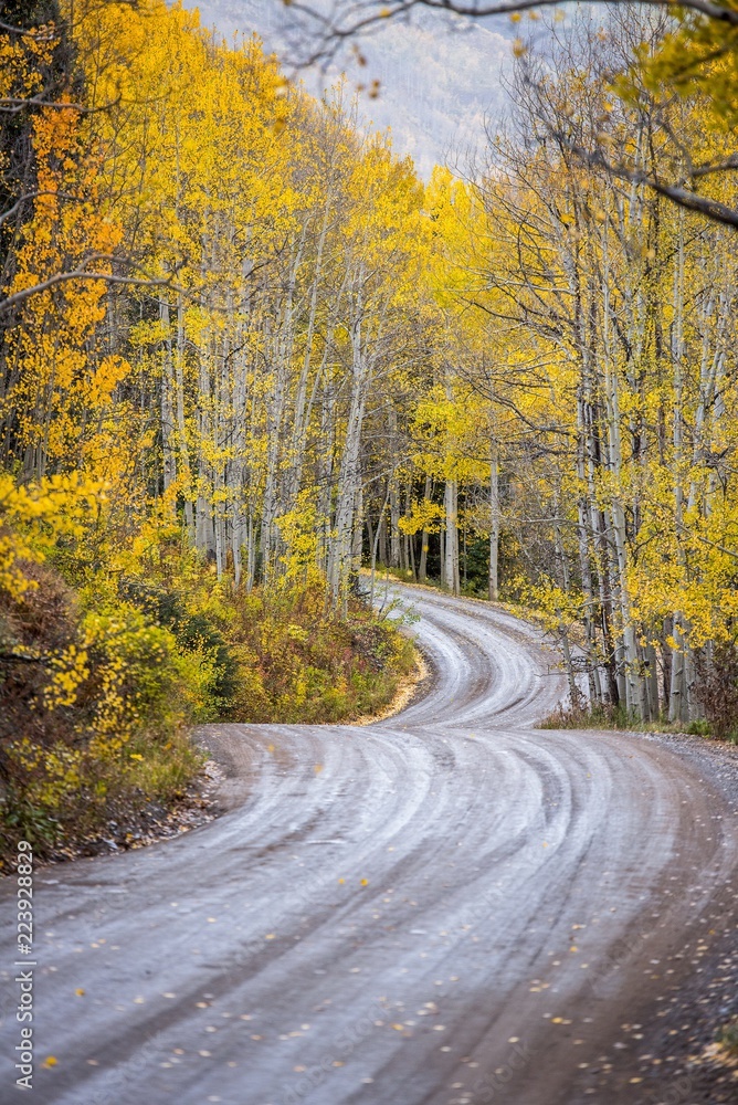 Colorado back roads in Autumn