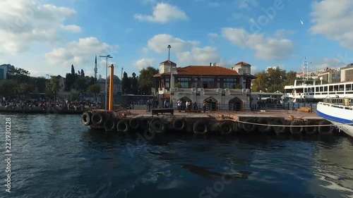 ferry and landscape photo