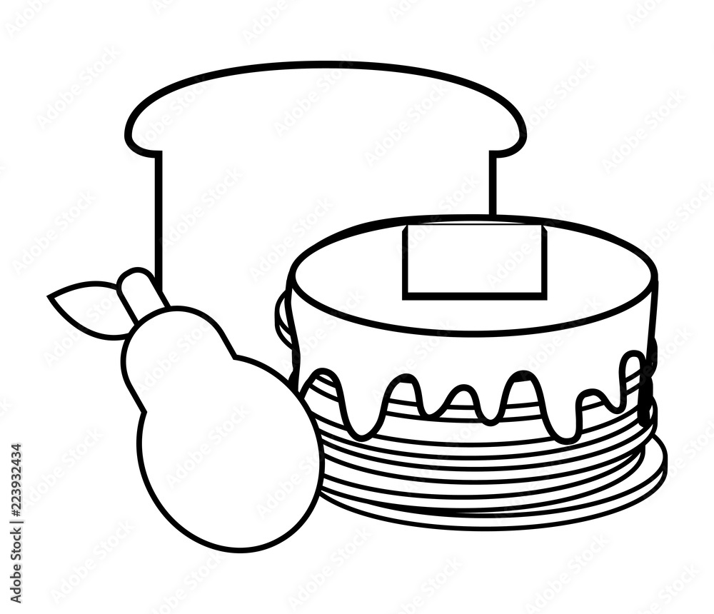 kawaii coffee maker and cookies over white kawaii coffee maker and cookies over white