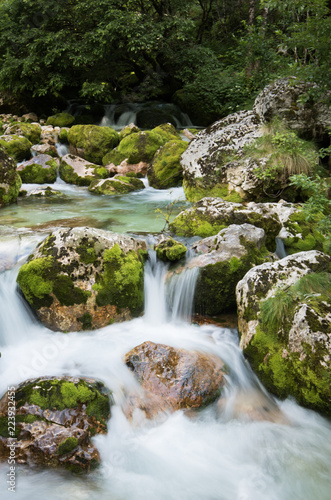 in the heart of Lepena Valley, Slovenia photo