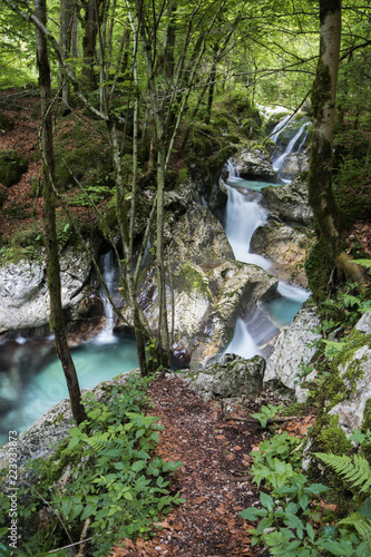 beautiful creeks of water hurst of Sunik, Slovenia photo