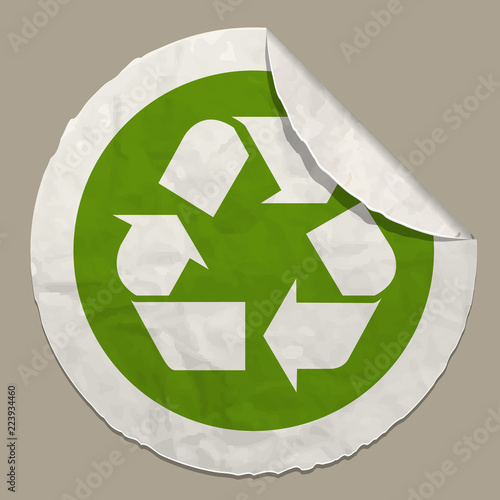waste recycling sign