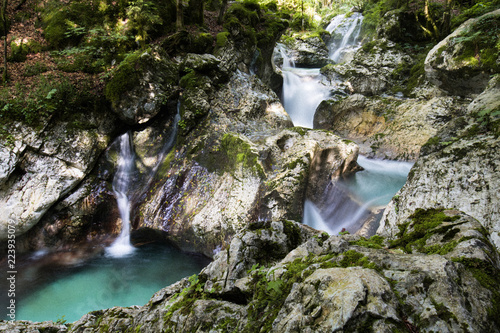 beautiful creeks of water hurst of Sunik, Slovenia photo