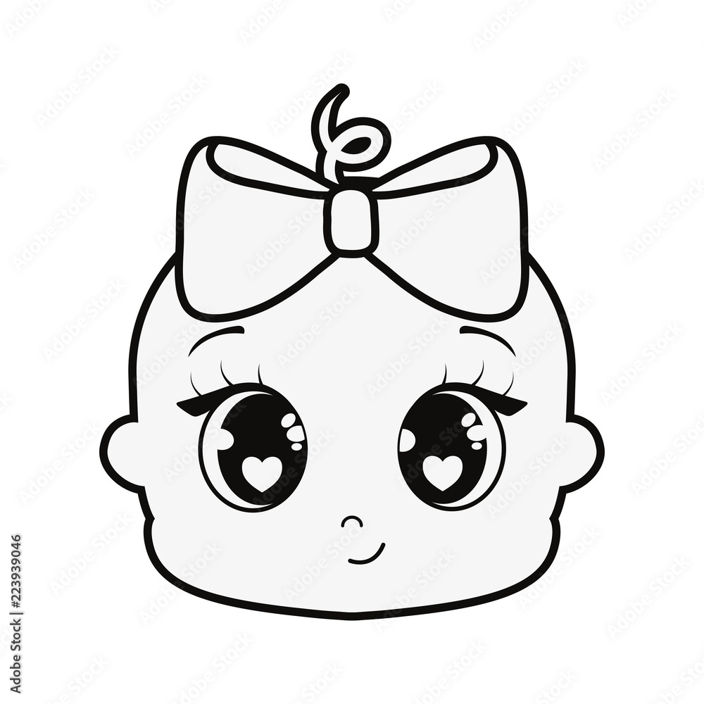 Obraz premium baby girl design