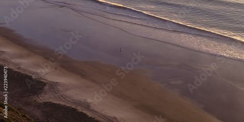 Blacks Beach concealed shore and Pacific Ocean