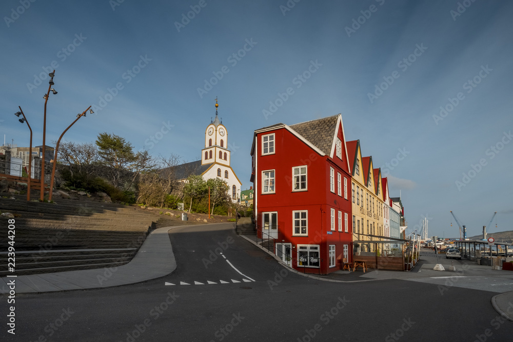 Obraz premium front builds in faeroe