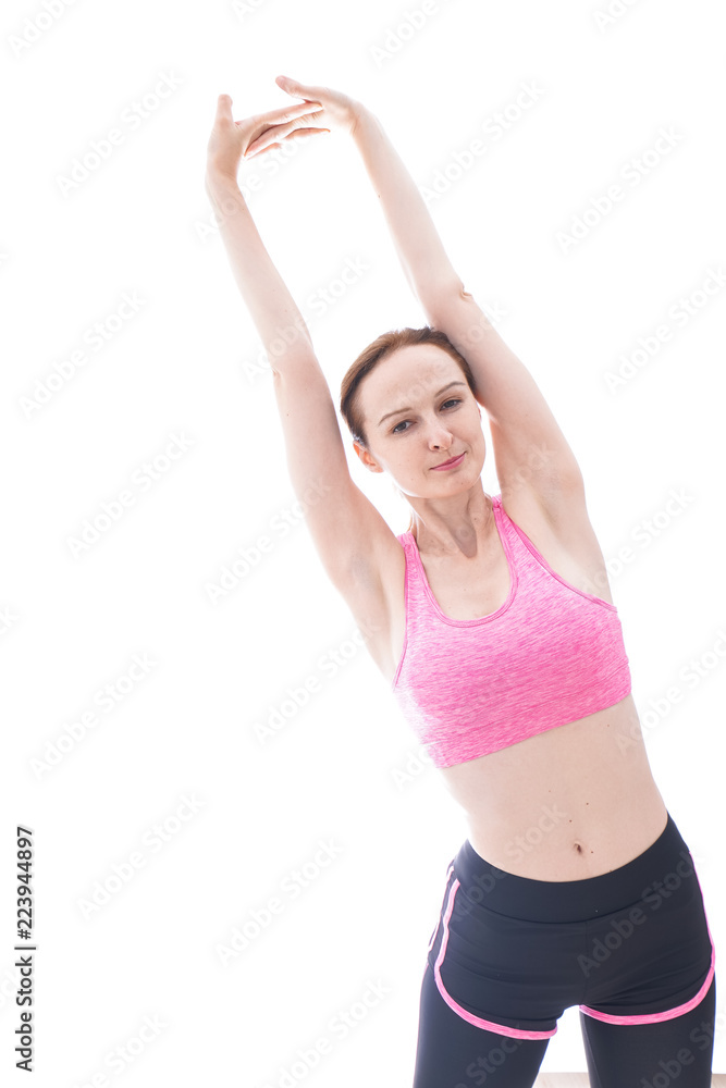 Young woman at gym Young woman at gym