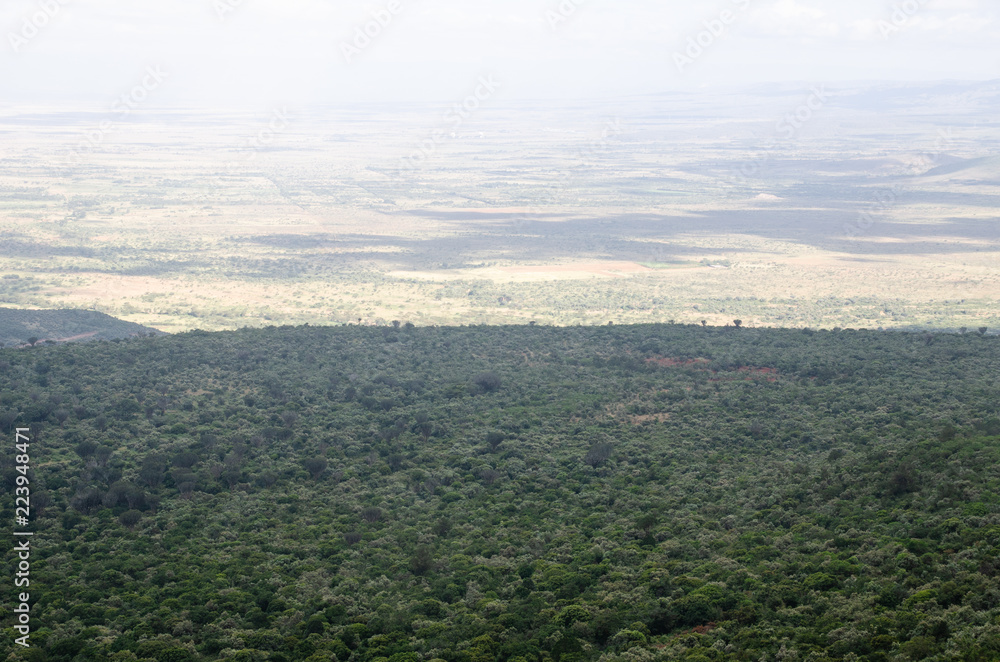 Naklejka premium Great rift valley of Kenya.