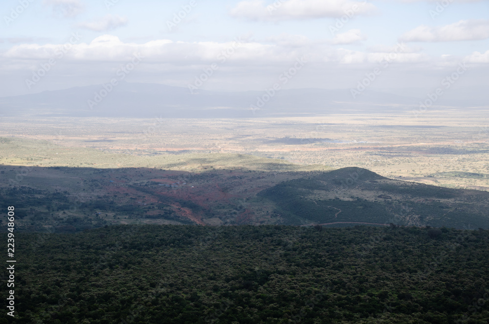 Great rift valley of Kenya.