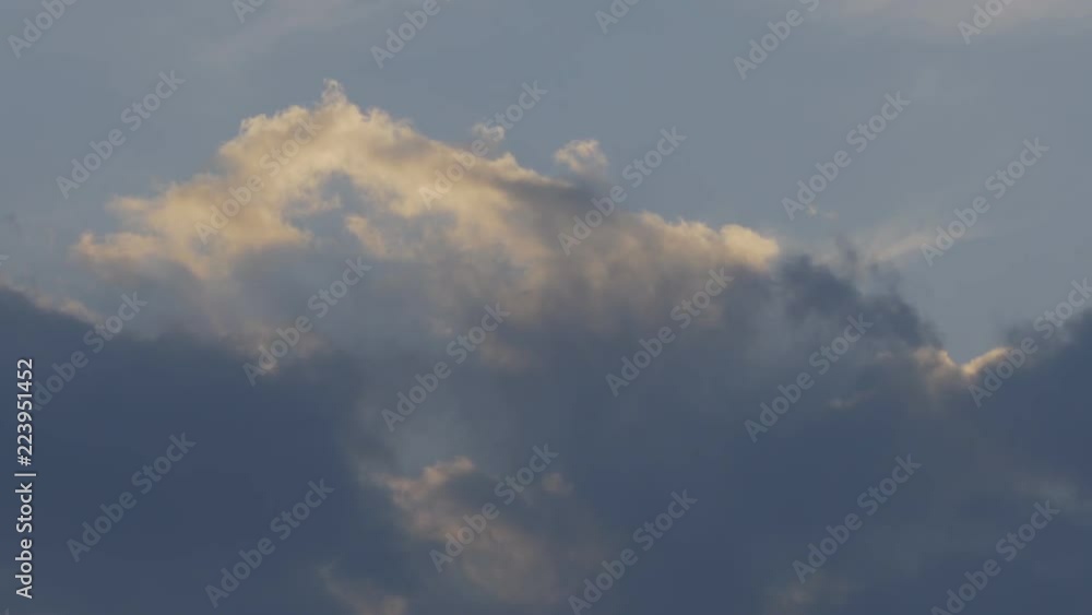 Moving clouds on sky. Nature background. Moving clouds on sky. Nature background.
