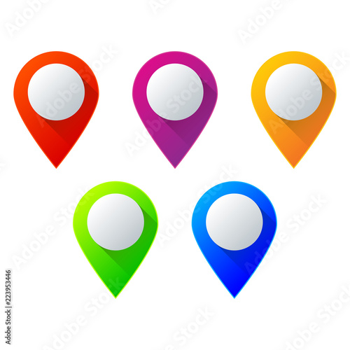 Free Download Pin Map, Marker Location Set - GFXLoad