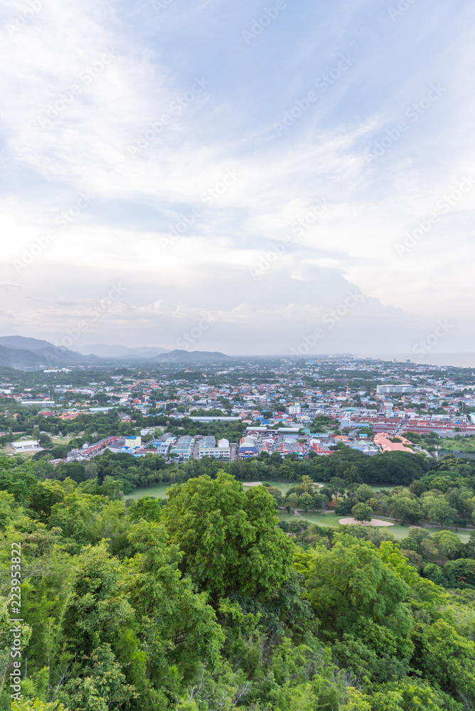 Cityscape of Hua Hin Prachuap Khiri Khan, Thailand