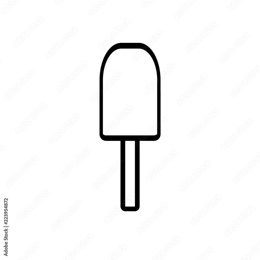 Popsicle icon. vector illustration Popsicle icon. vector illustration