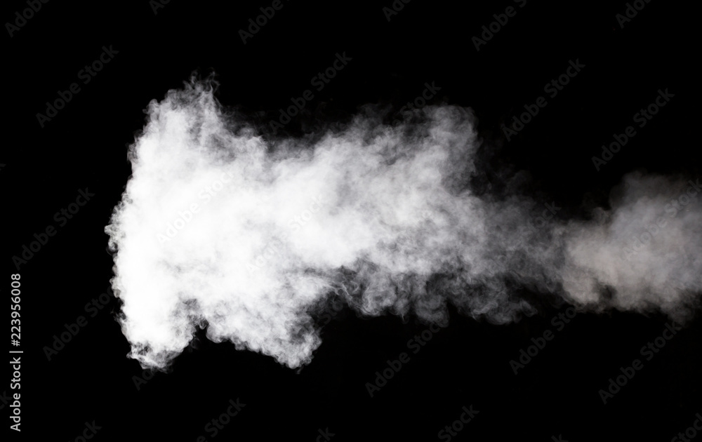 Abstract steam on a black background. Abstract steam on a black background.