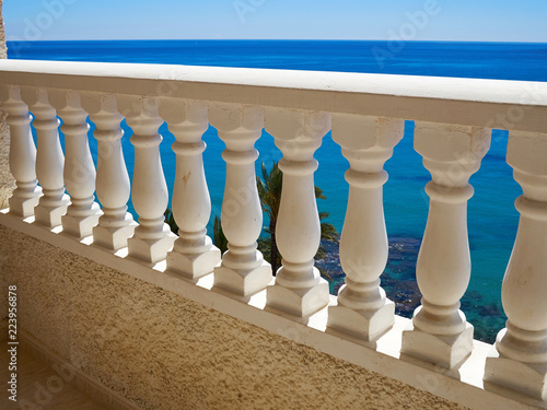 Traditional Spaish balcony with great sea view Spain photo