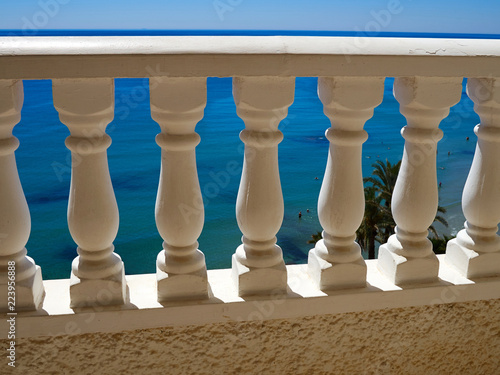 Traditional Spaish balcony with great sea view Spain