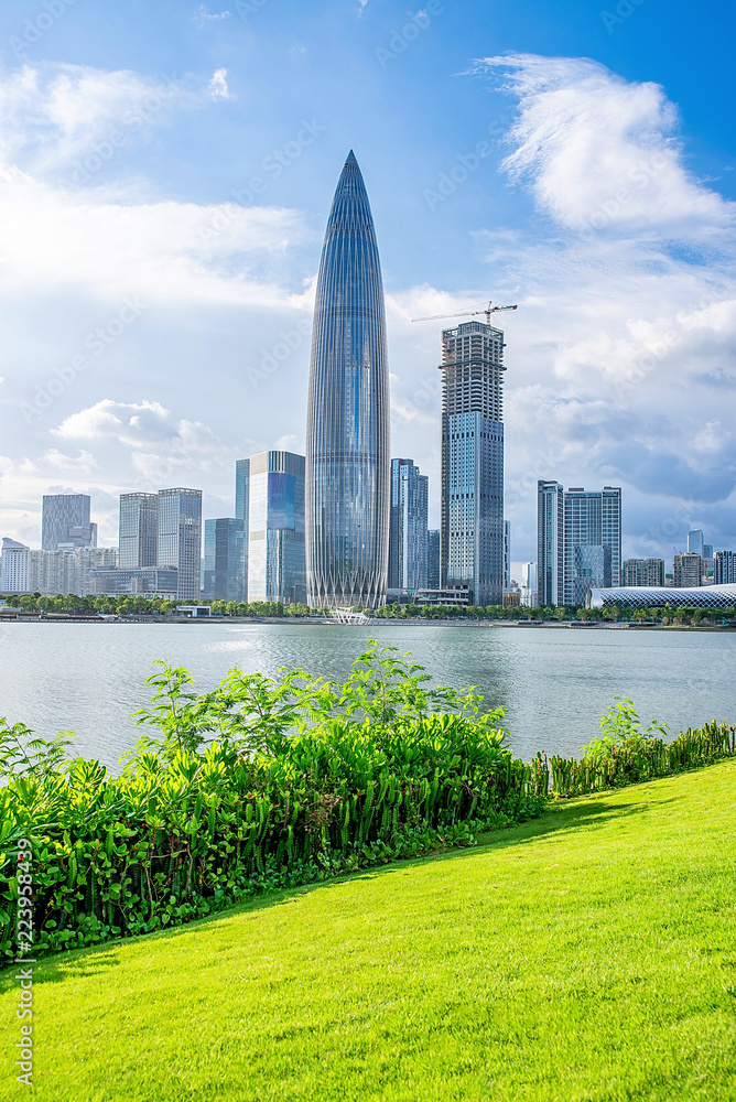 Fototapeta premium Shenzhen Bay Talent Park scenery