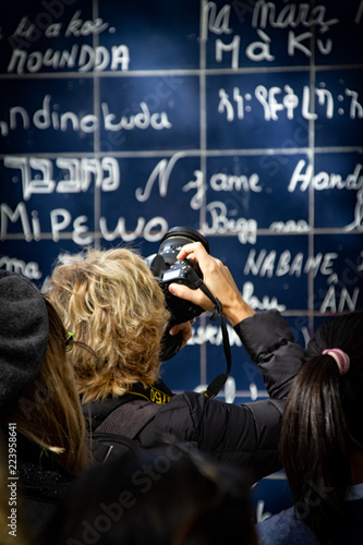 mur des je t'aime à Montmartre