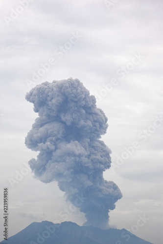 桜島の噴煙