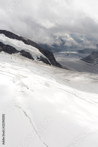 Mountains and clouds playing