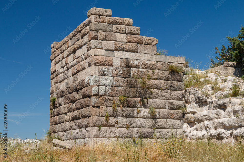 Ruins of the ancient town Halicarnassus (now Bodrum), Turkey