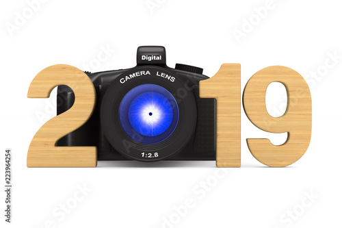 2019 new year. Isolated 3D ...