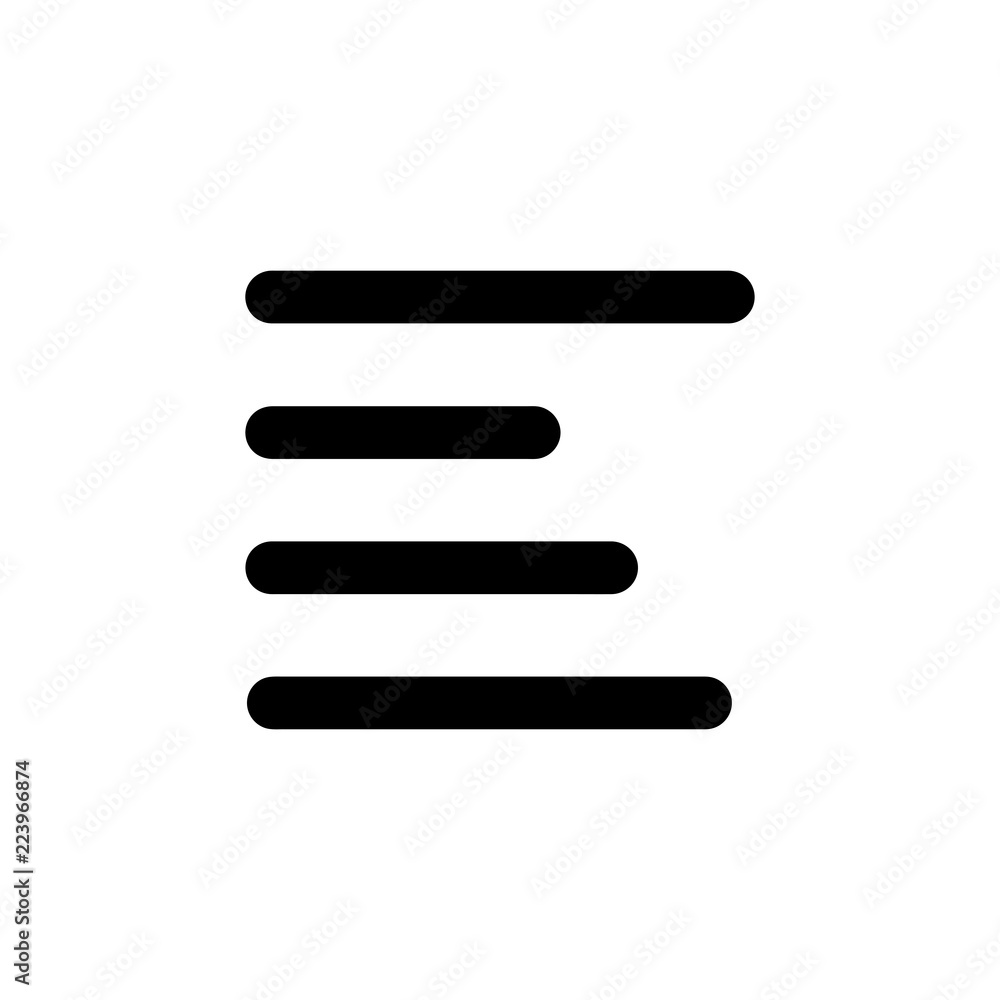 Align left vector icon isolated on background. Trendy sweet symbol. Pixel perfect. illustration EPS 10. Align left vector icon isolated on background. Trendy sweet symbol. Pixel perfect. illustration EPS 10.