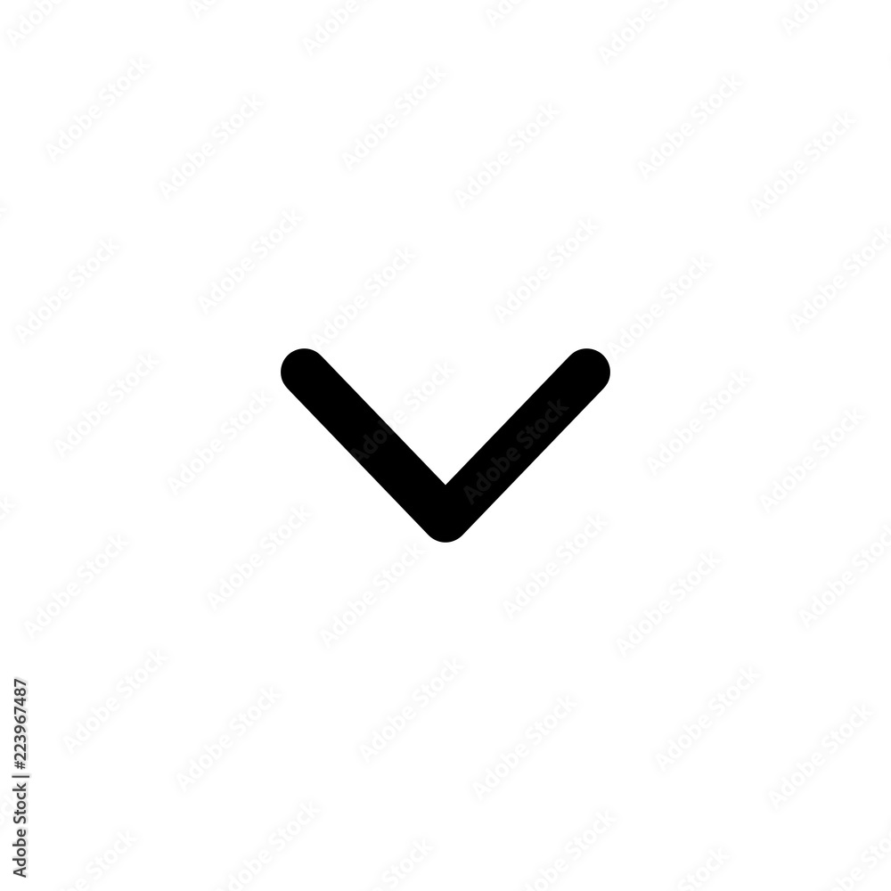 Chevron down vector icon isolated on background. Trendy sweet symbol. Pixel perfect. illustration EPS 10. Chevron down vector icon isolated on background. Trendy sweet symbol. Pixel perfect. illustration EPS 10.