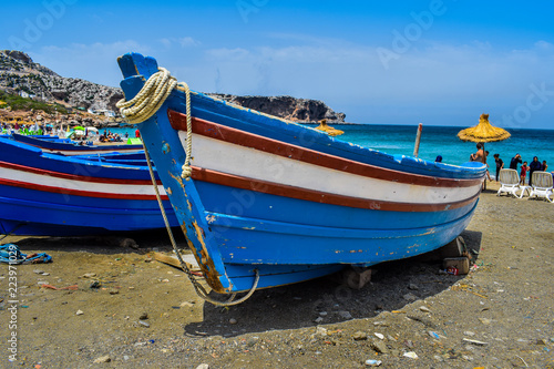 Moroccan Boat for Fishing Moroccan Coast Belyounech City
