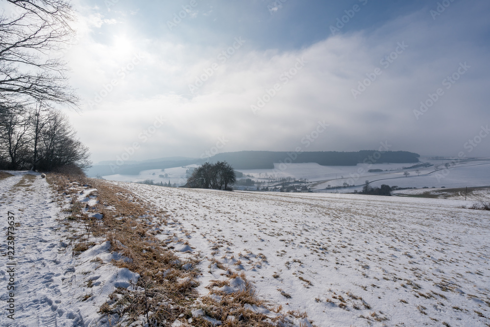 Winterlandschaft am Morgen