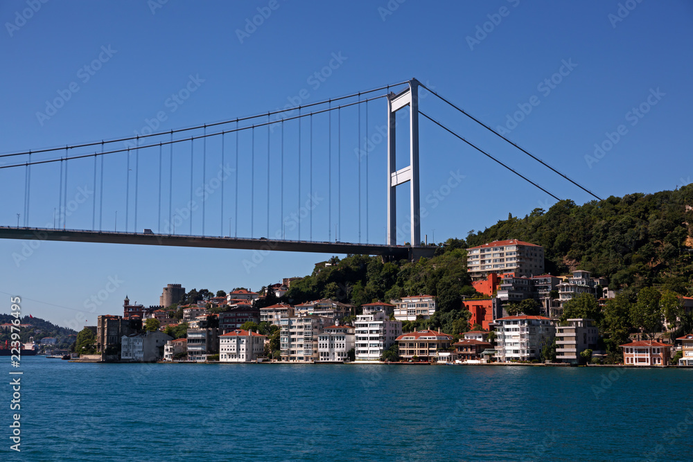 Fototapeta premium Fatih Sultan Mehmet bridge Istanbul