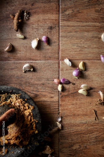 garlic and spicy