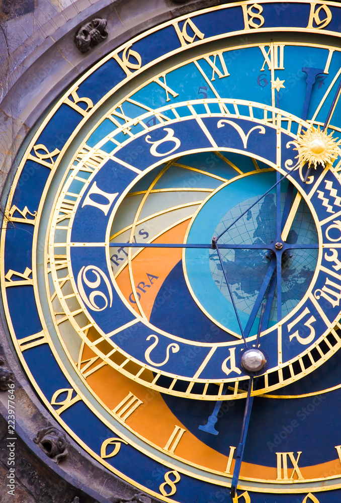 Naklejka premium Astronomical clock