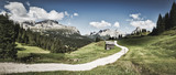 Vintage landscape of Dolomites