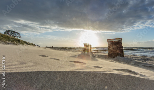 Sandsturm am meer