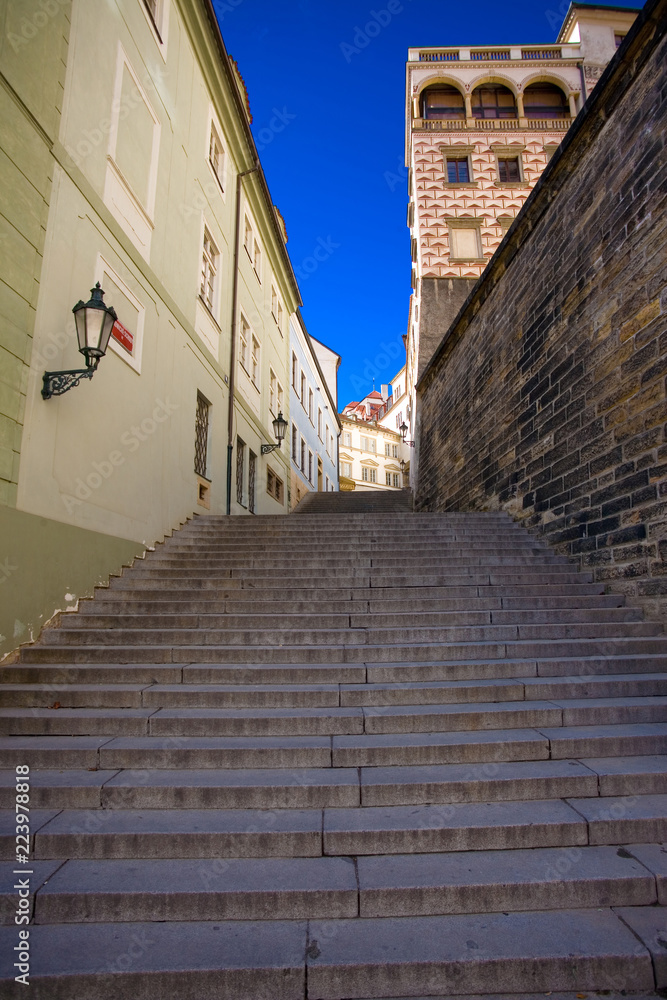 Stairway in Prague