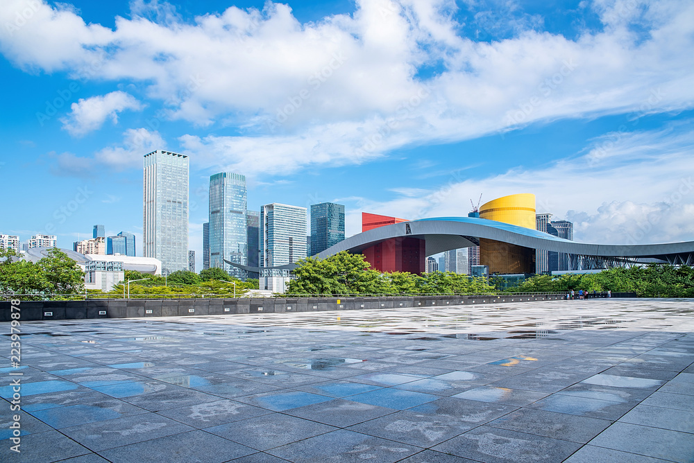 Shenzhen Civic Center Square and CBD Complex