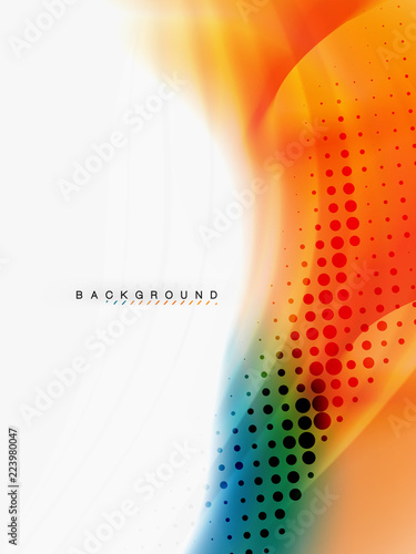 Background abstract color flow, liquid design